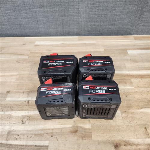 HOUSTON LOCATION - AS-IS MILWAUKEE FORGE BATTERY PACK QTY - 4