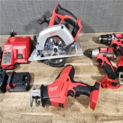 HOUSTON LOCATION - AS-IS Milwaukee M18 18V Lithium-Ion Cordless Combo Kit