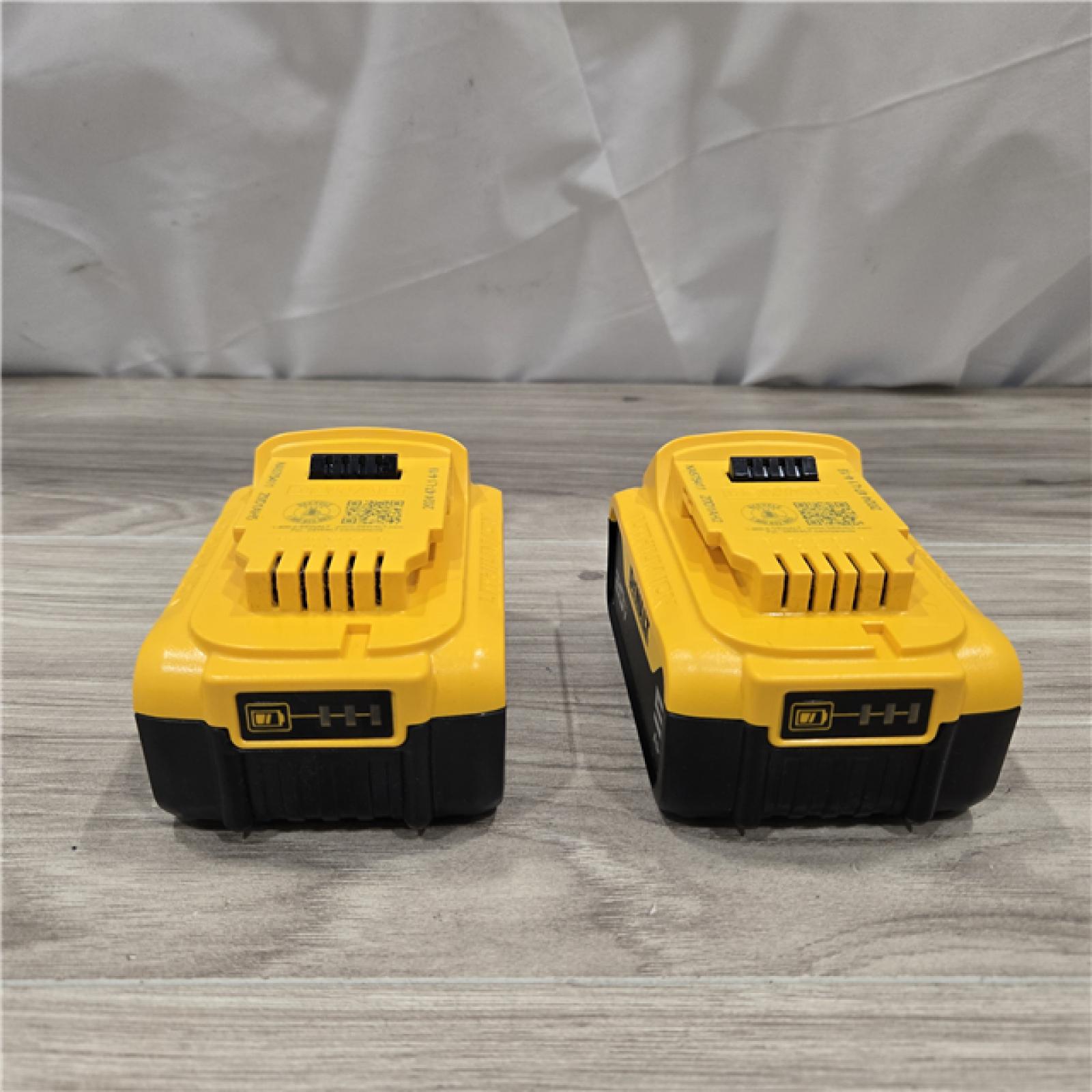 AS-IS DEWALT 20V MAX XR Premium Lithium-Ion 5.0Ah Battery Pack (2 Pack)