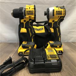 AS-IS DEWALT ATOMIC 20-Volt MAX Lithium-Ion Cordless Combo Kit