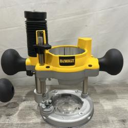 AS-IS DEWALT 12 Amp Corded 2-1/4 Horsepower Fixed and Plunge Base Router Kit
