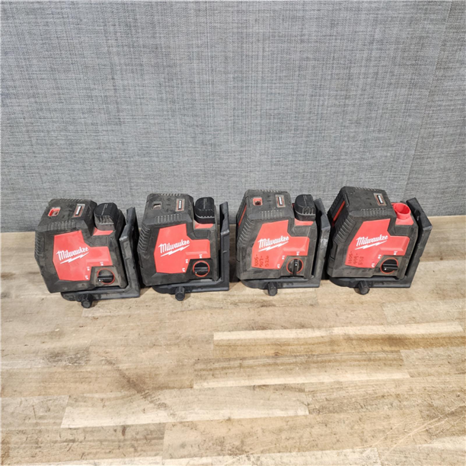 HOUSTON LOCATION - AS-IS MILWAUKEE 4 LASER TOOL COMBO