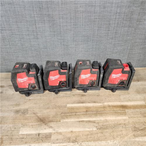 HOUSTON LOCATION - AS-IS MILWAUKEE 4 LASER TOOL COMBO
