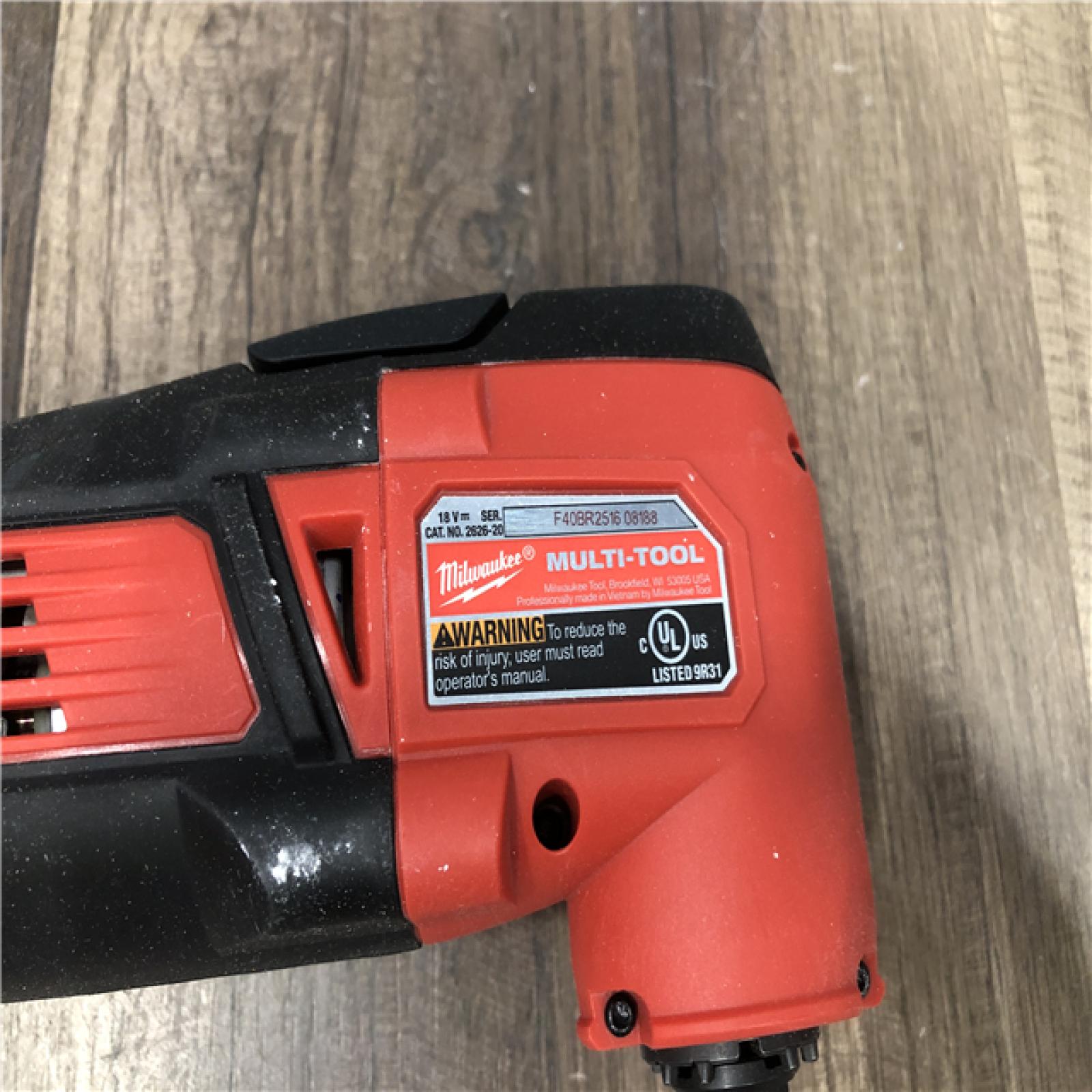 AS-IS Milwaukee 18V Lithium-Ion Cordless Oscillating Multi-Tool (Tool-Only)