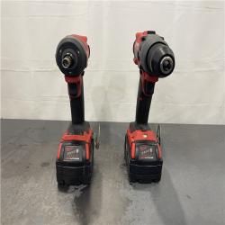 AS-IS- MILWAUKEE FUEL 18V Lithium-Ion Brushless Cordless Hammer Drill and Impact Driver Combo Kit