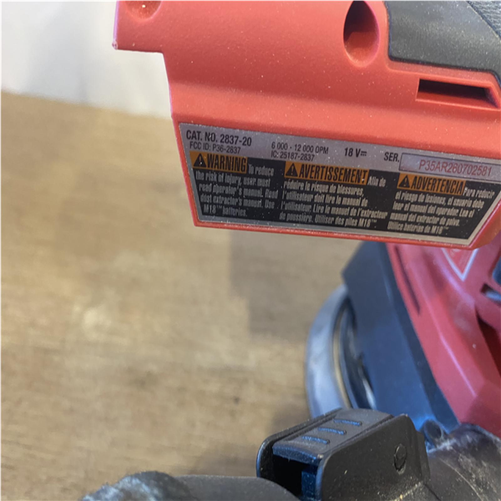 AS-S Milwaukee 18V Lithium-Ion Brushless Cordless FUEL 5 in. Random Orbit Sander (Tool-Only)