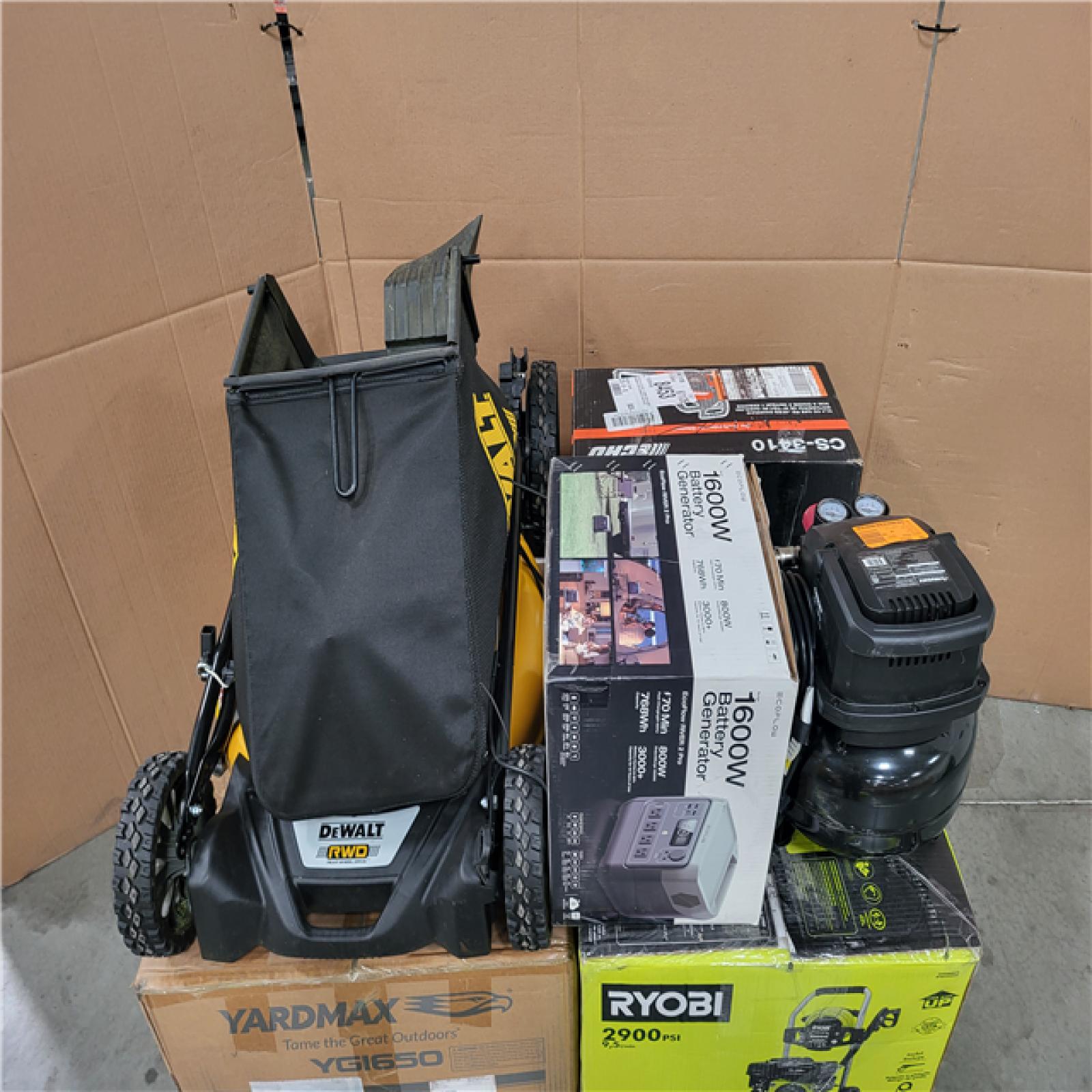 CALIFORNIA AS-IS OUT-DOOR POWER EQUIPMENT
