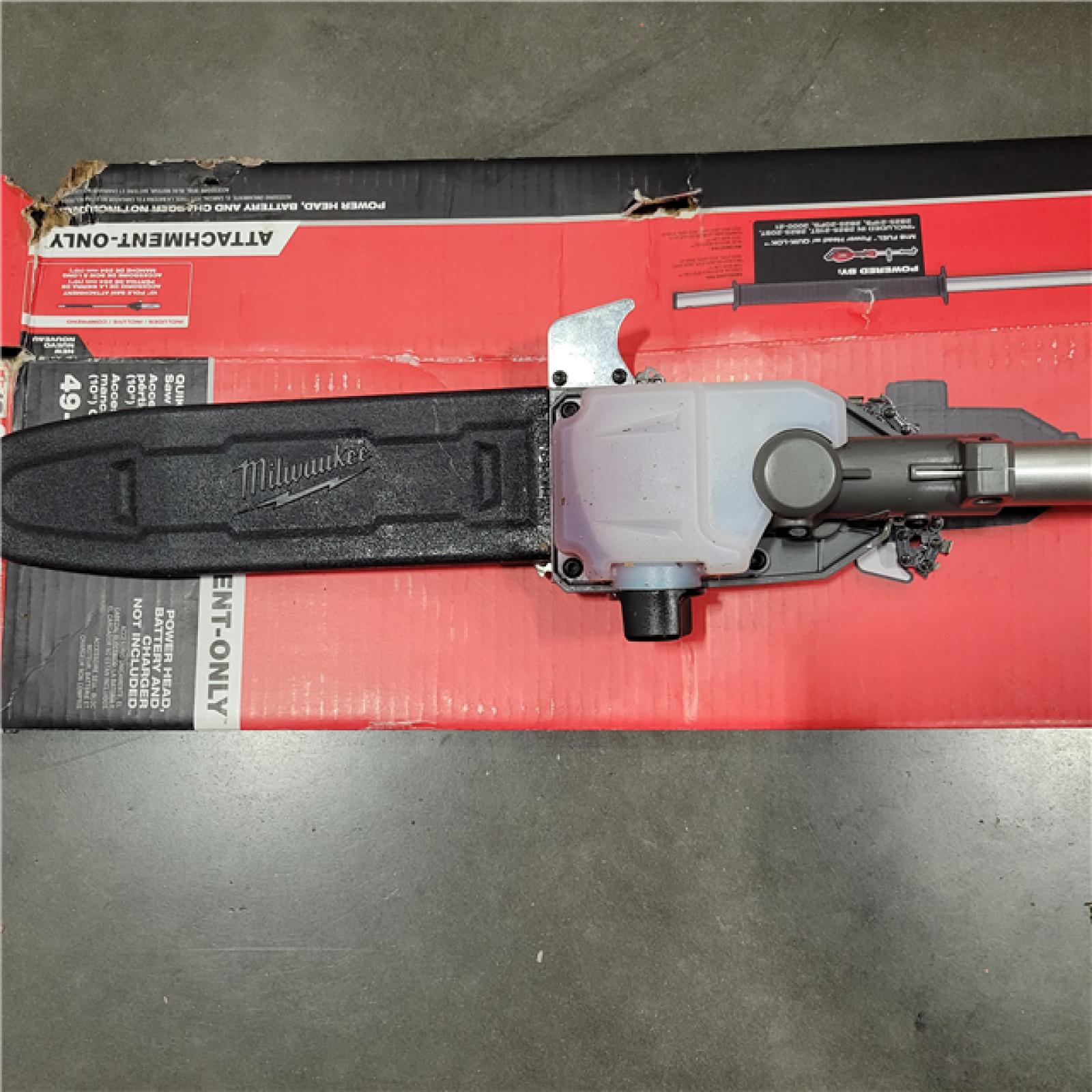AS-IS  Milwaukee M18 FUEL 18V 10-inch Quik-lok Pole Saw Attachment 49-16-2720