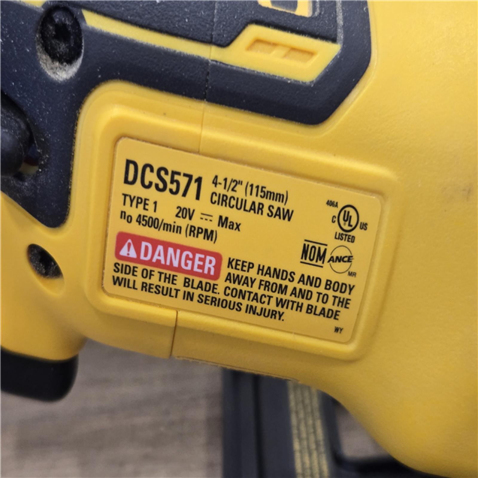 AS-IS DEWALT ATOMIC 20V MAX Cordless 4-1/2 in. Circular Saw (Tool Only)