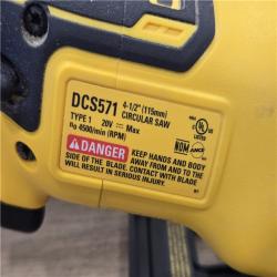 AS-IS DEWALT ATOMIC 20V MAX Cordless 4-1/2 in. Circular Saw (Tool Only)