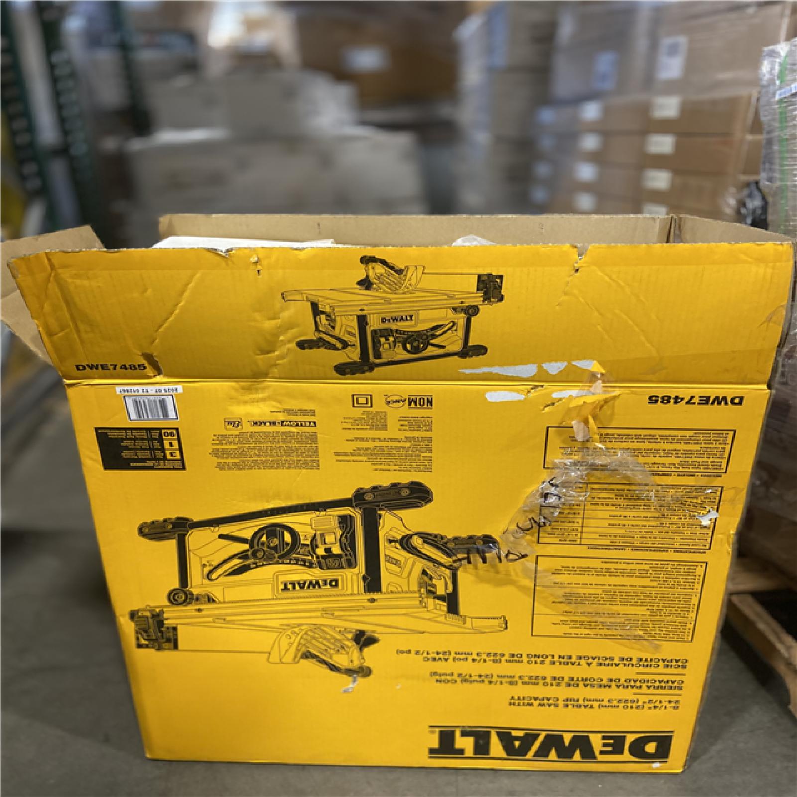 AS-IS - DEWALT 15 Amp Corded 8-1/4 in. Compact Portable Jobsite Tablesaw