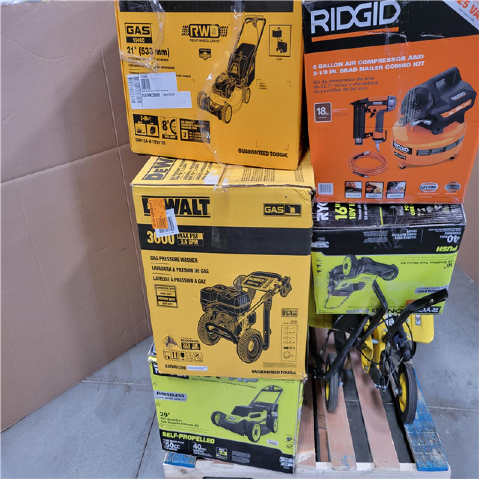 CALIFORNIA AS-IS OUTDOOR POWER EQUIPMENT