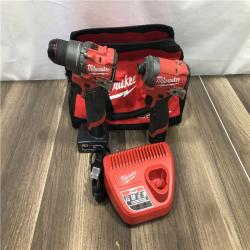AS-IS Milwaukee FUEL 12-Volt Lithium-Ion Brushless Cordless Hammer Drill and Impact Driver Combo Kit