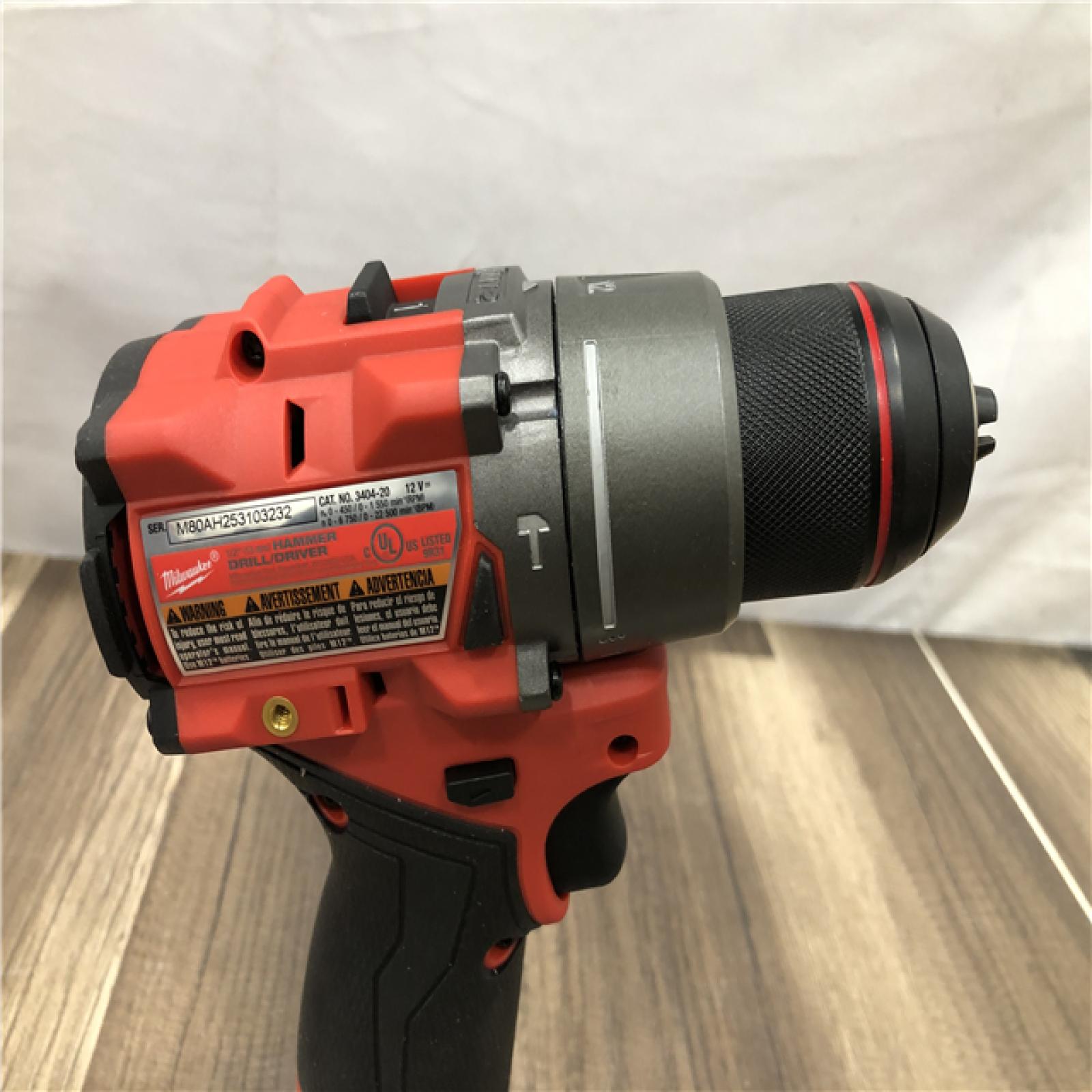 AS-IS Milwaukee FUEL 12-Volt Lithium-Ion Brushless Cordless Hammer Drill and Impact Driver Combo Kit