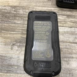 AS-IS DEWALT 20V MAX XR POWERSTACK Lithium-Ion Battery Starter Kit with 5.0Ah Battery and Charger