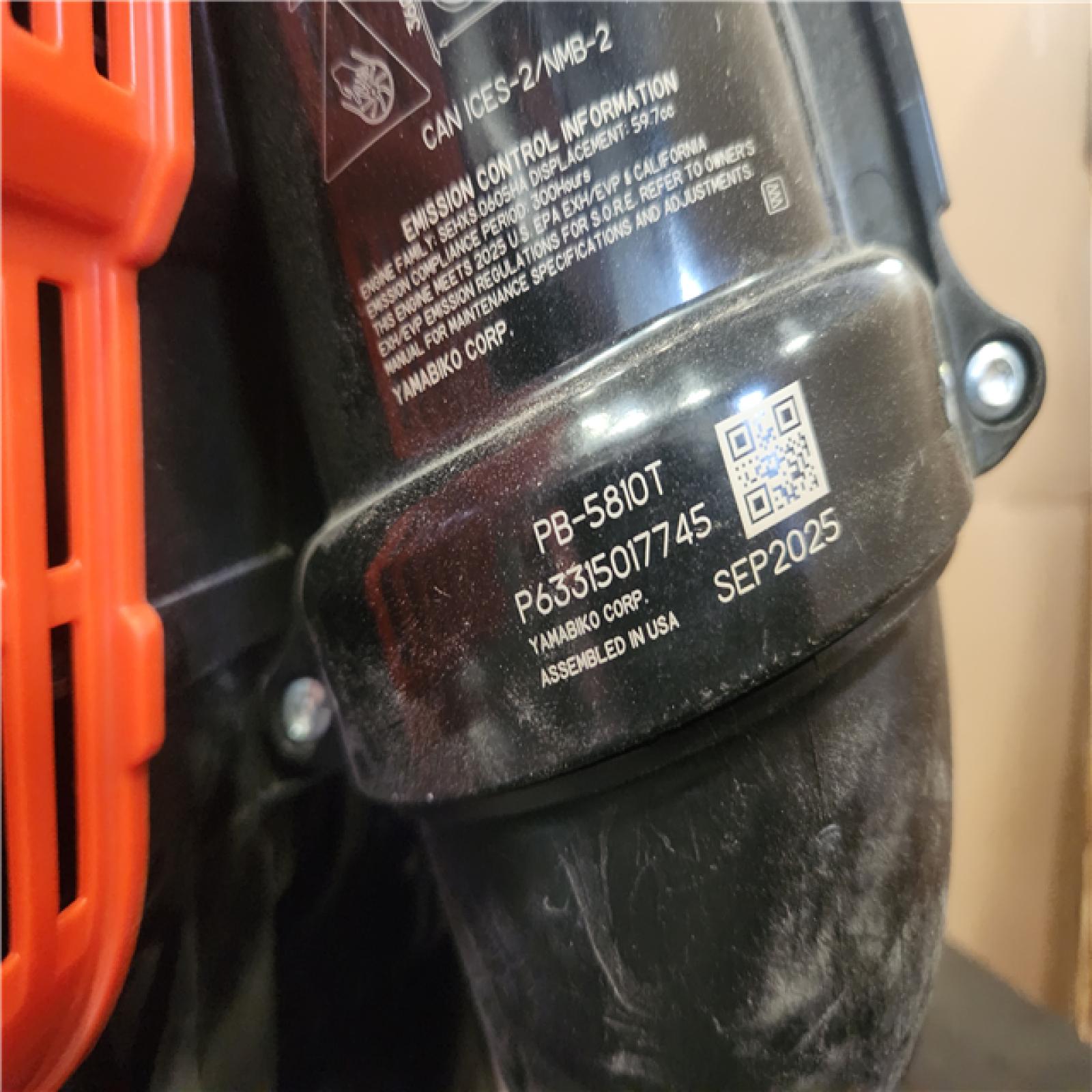 Phoenix LIKE NEW ECHO 200 MPH 700 CFM 59.7 cc Gas Low Exhaust Emission Engine Backpack Leaf Blower with Tube-Mounted Throttle