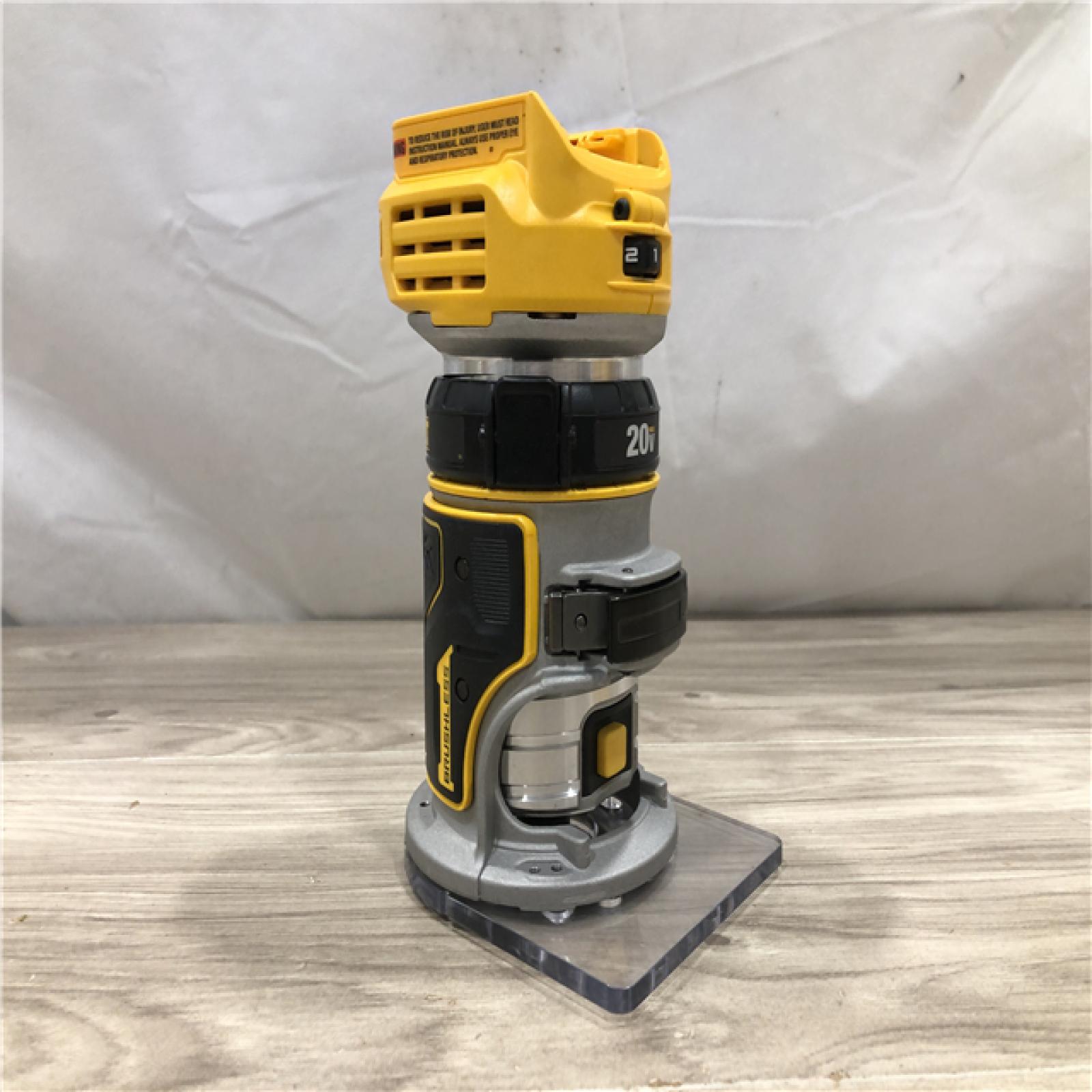 AS-IS DEWALT 20V MAX XR Cordless Fixed Base Compact Router (Tool Only)