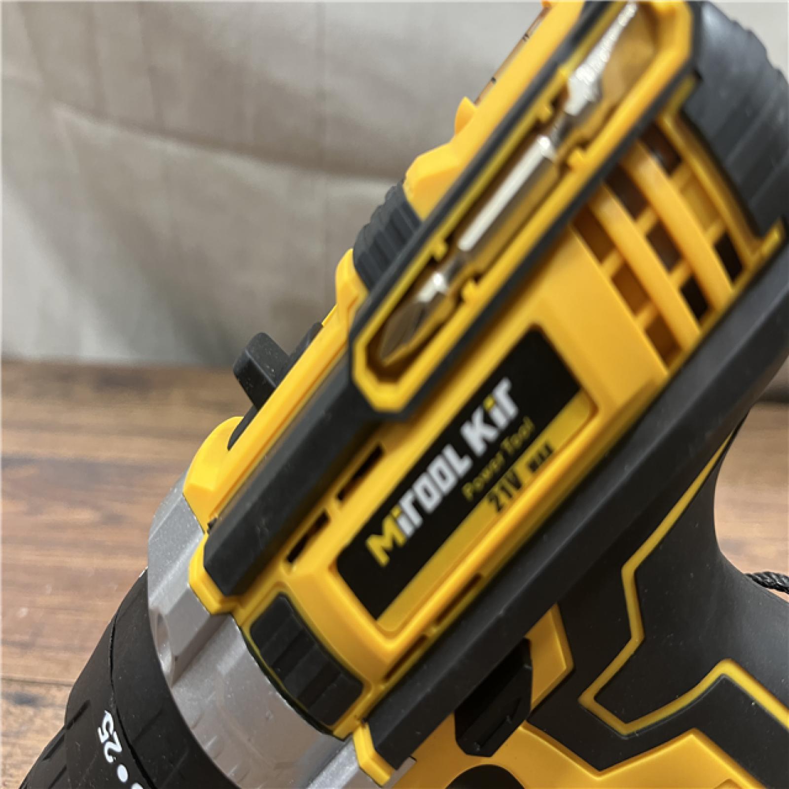 AS-IS DEWALT 20V MAX Cordless Brushless Hammer Drill/Driver 2 Tool Combo Kit with FLEXVOLT ADVANTAGE