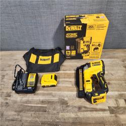 HOUSTON LOCATION - AS-IS DEWALT ATOMIC 20V MAX Lithium Ion Cordless 23 Gauge Pin Nailer Kit with 2.0Ah Battery and Charger