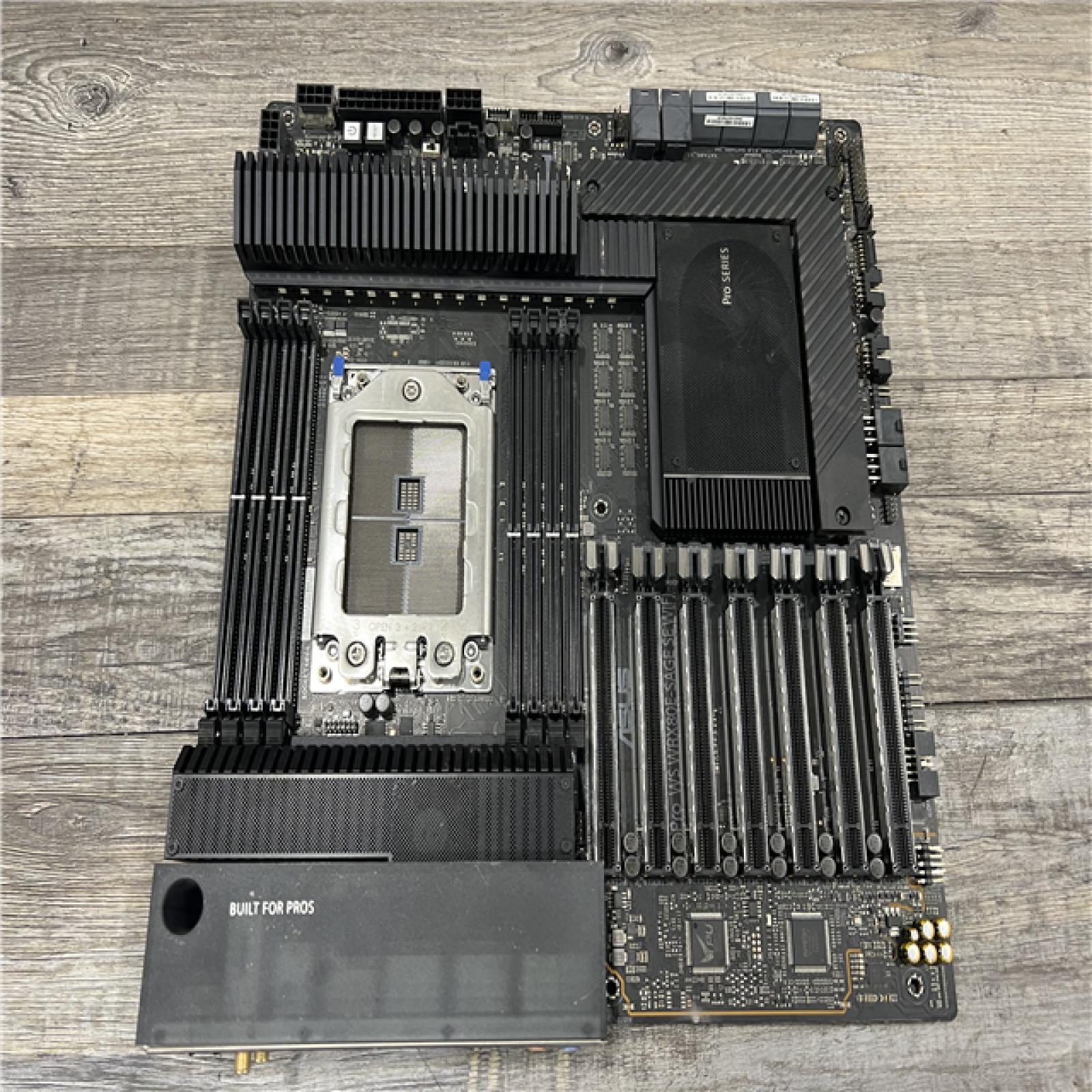 AS-IS ASUS Pro WS WRX80E-SAGE SE WIFI AMD Threadripper Pro EATX workstation motherboard