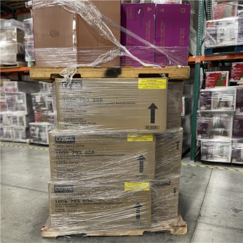DALLAS LOCATION- 30 RANGE HOOD (DISPLAY ONLY)NO MOTOR! MIXED PALLET- (20 UNITS)