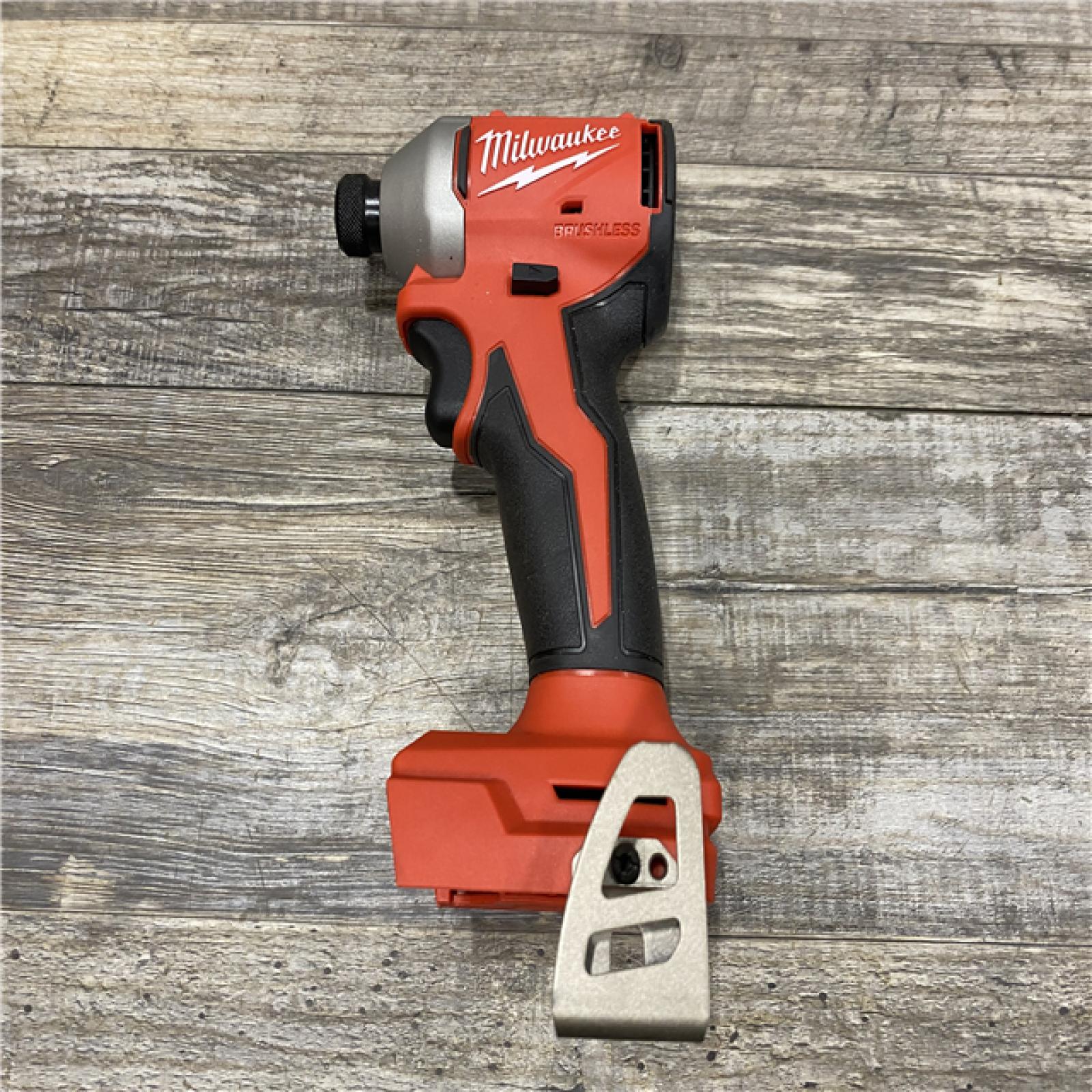 AS-IS Milwaukee 18-Volt Lithium-Ion Compact Brushless Cordless 1/4 in. Impact Driver Kit