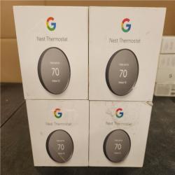 Phoenix AS-IS Google Nest Thermostat - Smart Programmable Wi-Fi Thermostat - (4-Pack)
