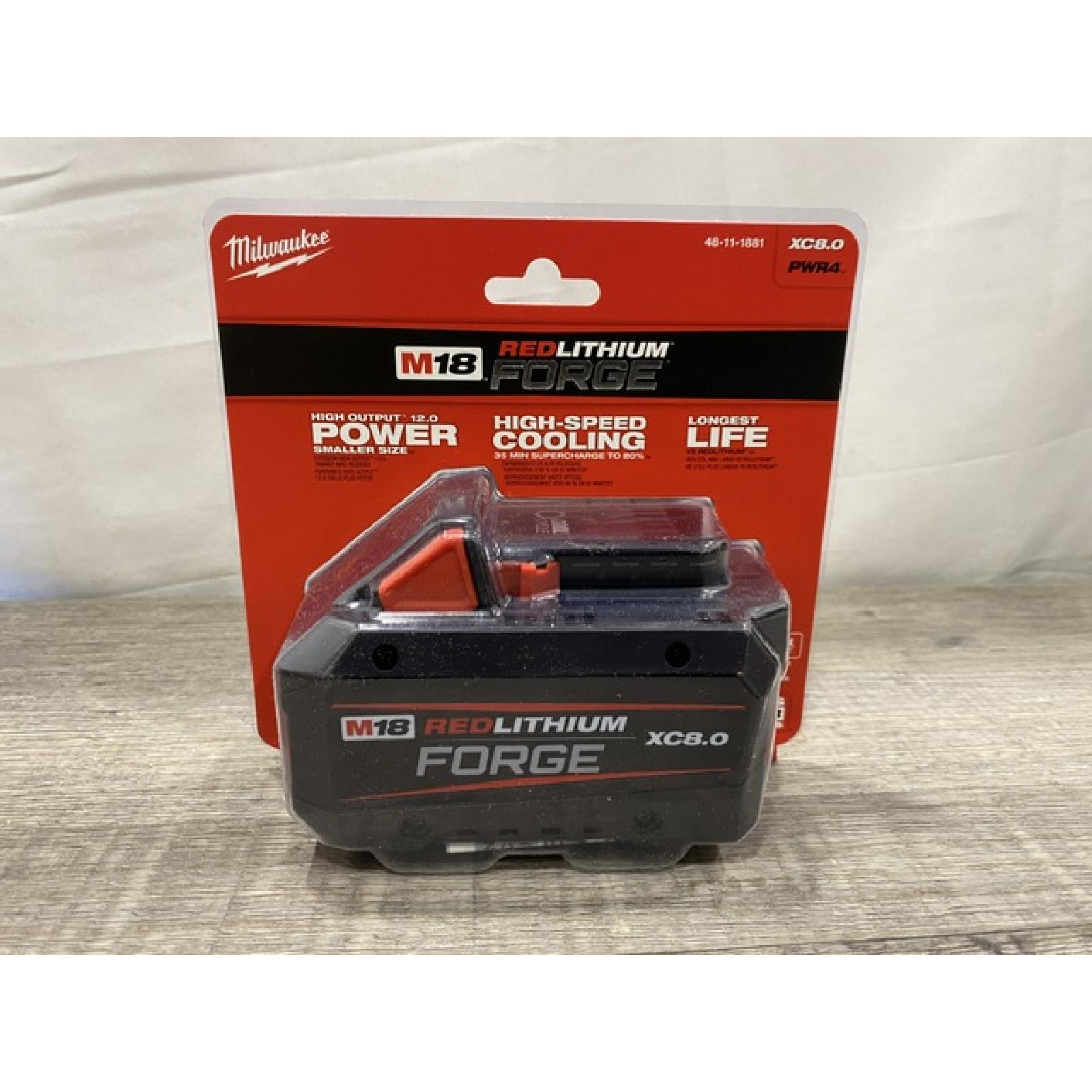 NEW - Milwaukee 18V Lithium-Ion REDLITHIUM FORGE XC 8.0 Ah Battery Pack