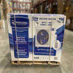 DALLAS LOCATION- MRCOOL 18k 230V MULTI ZONE HEAT PUMP AIR CONDITIONER (OUTDOOR UNIT ONLY)