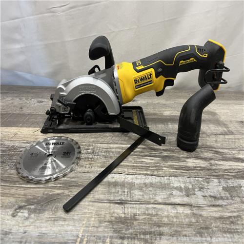AS-IS DEWALT ATOMIC 20V MAX Cordless Brushless 4-1/2 in. Circular Saw (Tool Only)