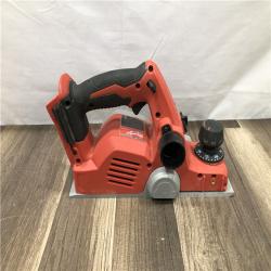 AS-IS Milwaukee M18 18V Lithium-Ion Cordless 3-1/4 in. Planer (Tool-Only)