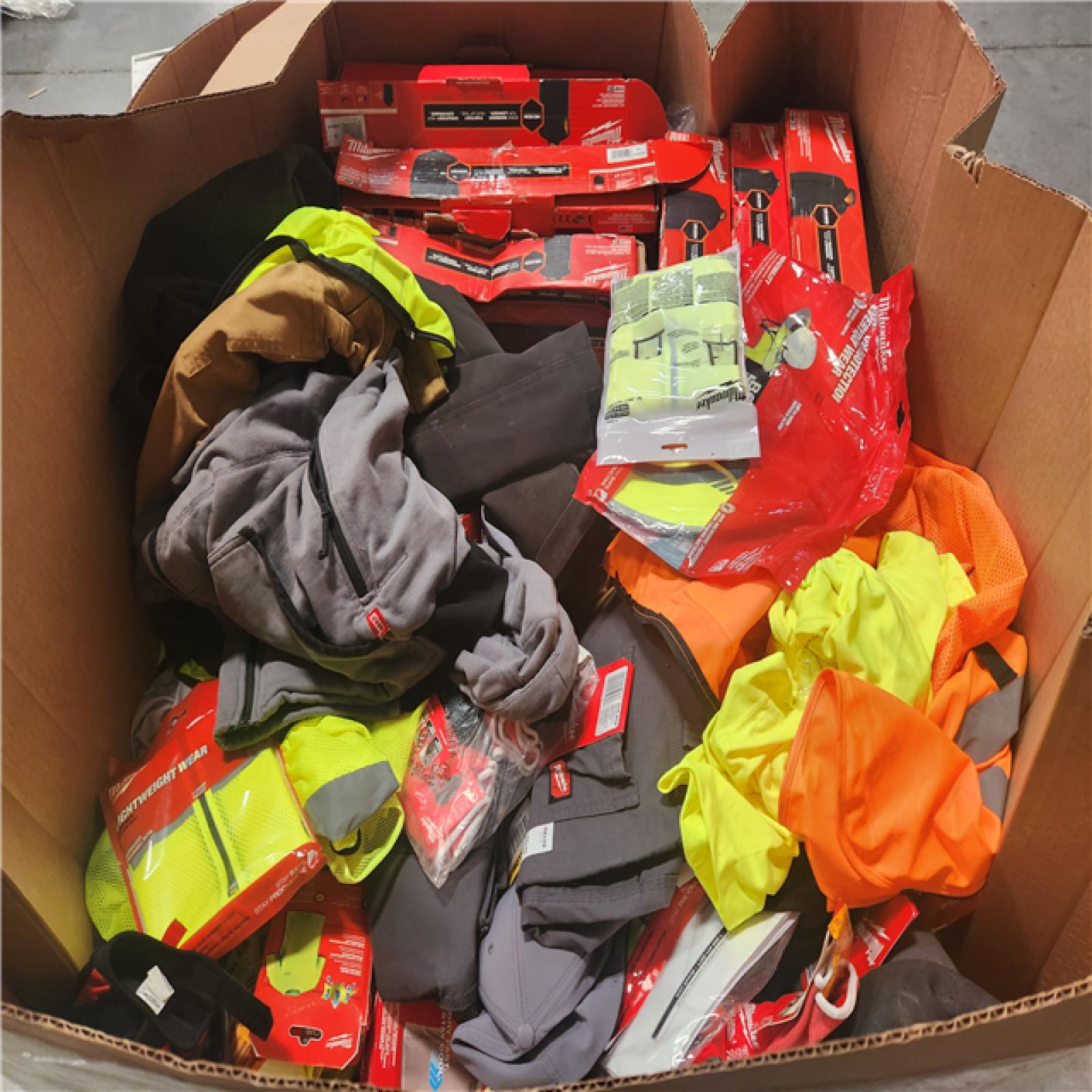 CALIFORNIA AS-IS MiLWAUKEE CLOTHING PALLET