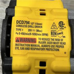 AS-IS DEWALT Atomic 20V Lithium-Ion Cordless Compact 1/2 in. Drill/Driver Kit