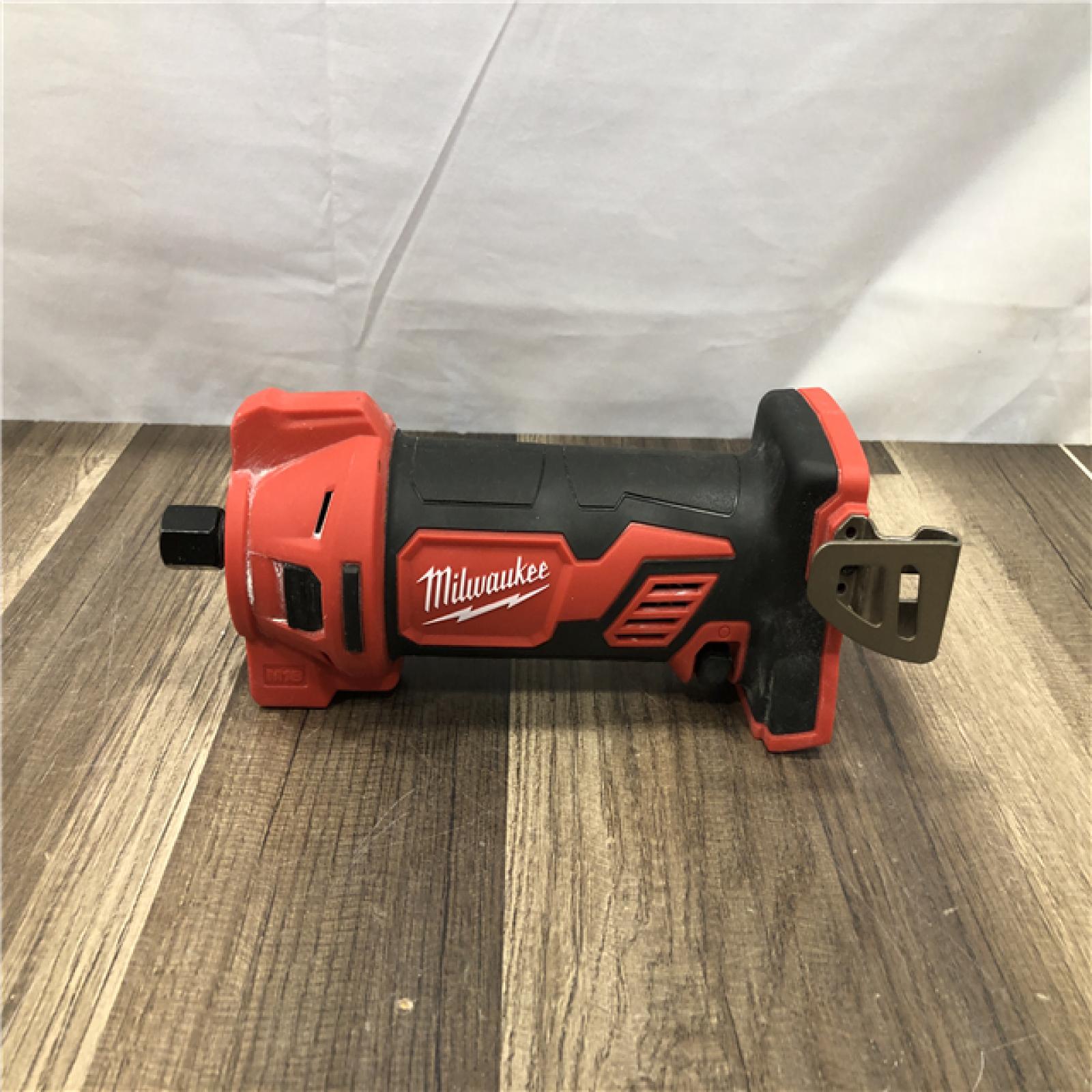 AS-IS Milwaukee 18V Lithium-Ion Cordless Drywall Cut Out Rotary Tool (Tool-Only)
