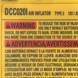 AS-IS DEWALT 20V MAX Cordless Electric Portable Inflator (Tool Only)