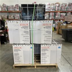 DALLAS LOCATION - MAGIC CHEF 2.6 CU. FT REFRIGERATOR PALLET-( 9 UNITS)