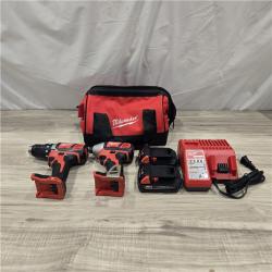AS-IS Milwaukee 18V Cordless 2-Tool Drill/Driver and Impact Driver Kit