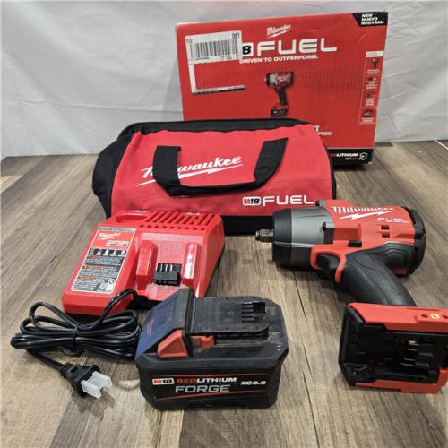 GOOD  Milwaukee M18 1/2 in. Cordless Brushless High Torque Impact Wrench Kit (Battery & Charger)