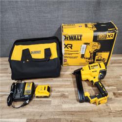 HOUSTON LOCATION - AS-IS DEWALT 20V MAX XR Lithium-Ion Cordless 18-Gauge Narrow Crown Stapler Kit