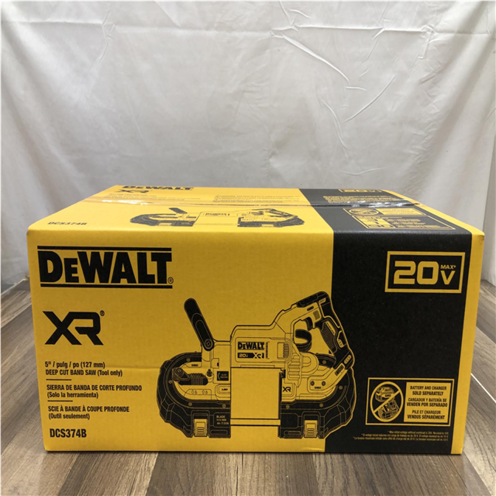 NEW - DEWALT 20-Volt MAX Lithium-Ion Cordless Brushless Deep Cut Band Saw (Tool-Only)