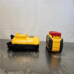 AS-IS- FLEXVOLT 20V/60V MAX Lithium-Ion 9. 0 Ah Battery Pack and Charger Starter Kit