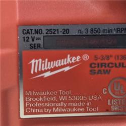 AS-IS M12 MILWAUKEE CIRCULAR SAW (Tool-Only)
