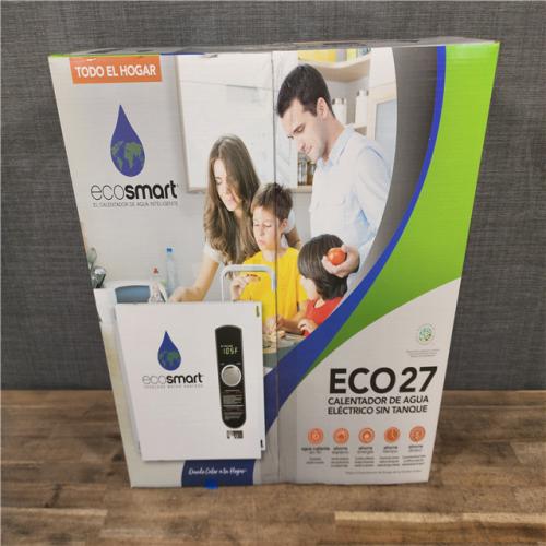 HOUSTON LOCATION - AS-IS (NEW) ECOSMART ECO27 TANKLESS ELECTRIC WATER HEATER