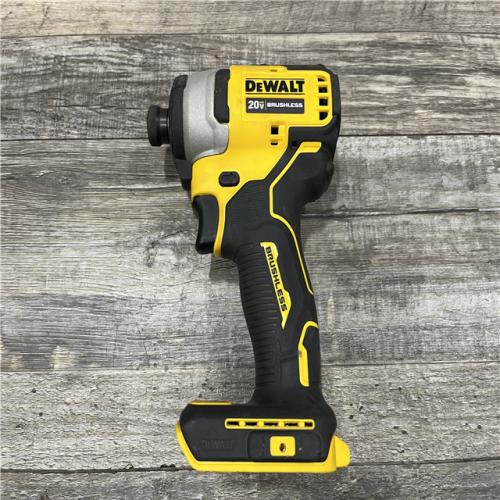 AS-IS DEWALT ATOMIC 20V MAX Cordless Brushless Compact 1/4 in. Impact Driver (Tool Only)