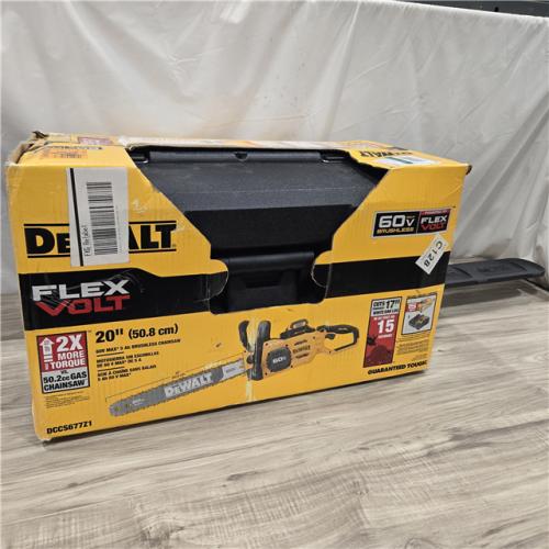 NEW! - FLEXVOLT 60V MAX 20 in. Cordless Chainsaw Kit