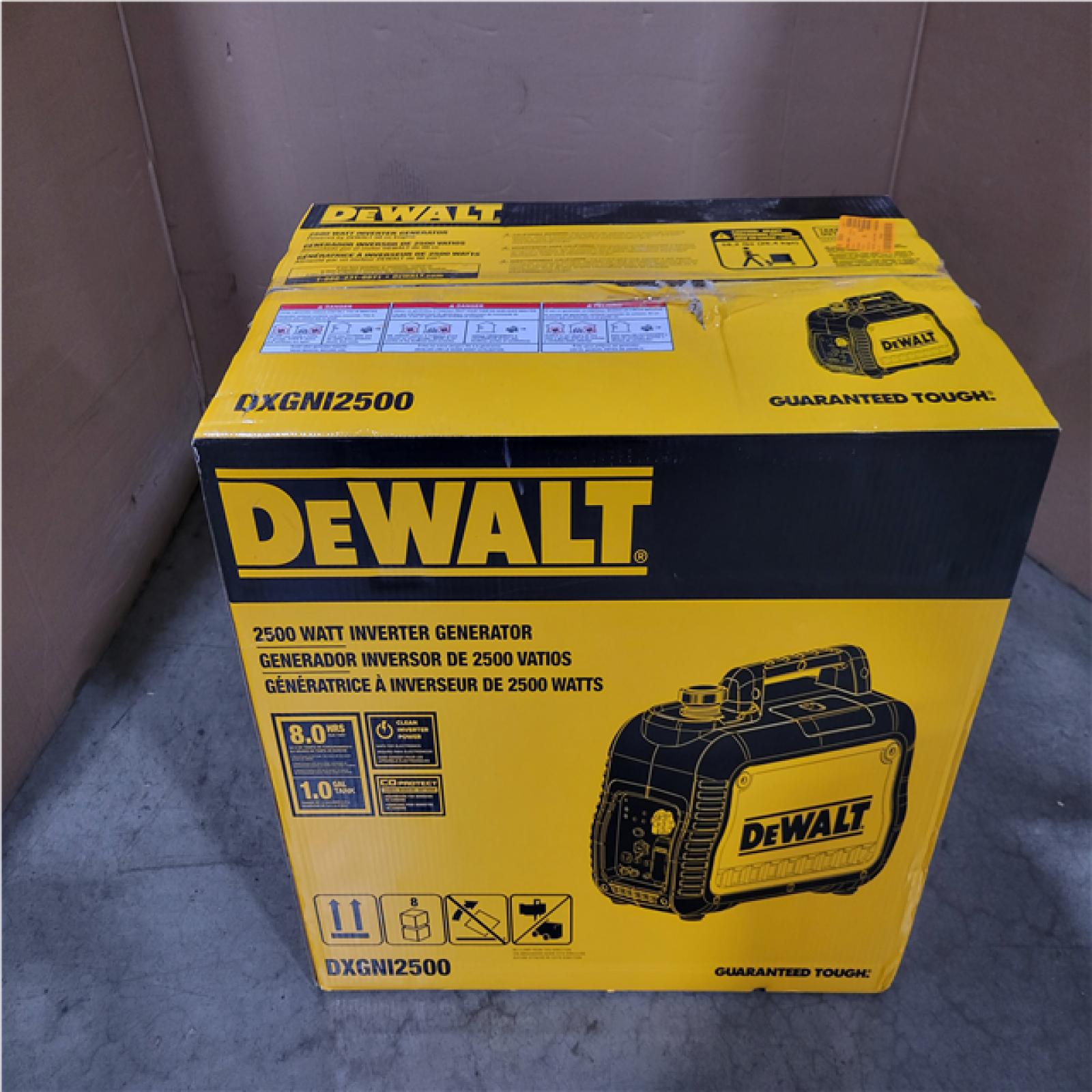 CALIFORNIA AS-IS DEWALT 2 500/2 200-WATT INVERTER GENERATOR