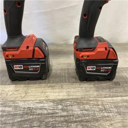AS-IS Milwaukee FUEL 18V Lithium-Ion Brushless Cordless Hammer Drill and Impact Driver Combo Kit