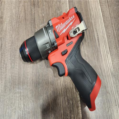 AS-IS- Milwaukee 12V M12 FUEL Lithium-Ion Brushless Cordless 1/2 Hammer Drill/Driver (Tool Only)