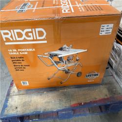 CALIFORNIA NEW Ridgid 10 in. Portable Table Saw