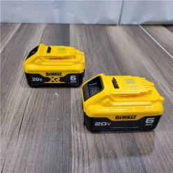 AS-IS  DEWALT DCB206-2 6.0Ah 20V MAX Battery (2 Pack)